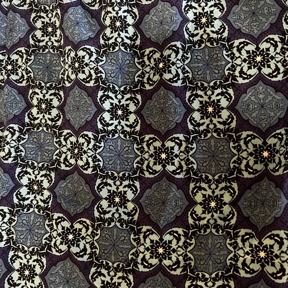 Sag Harbor Black and Blue Faux Wrap Pencil Skirt 17” Waist - 32”Length - Picture 5 of 7